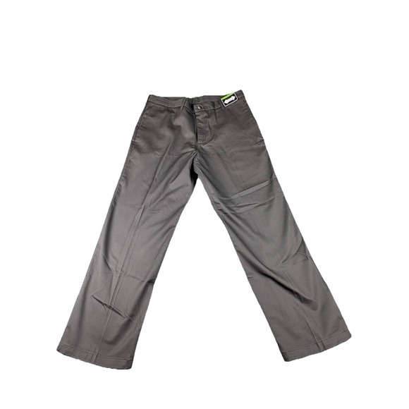 Wrangler Other - Wrangler Ultimate Khaki Pants Gray 36x30 Classic Fit Flat Front No Iron, NEW